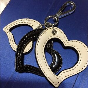 Triple Heart Keychain Key Ring Key Fobs Key Cute Bag Charm